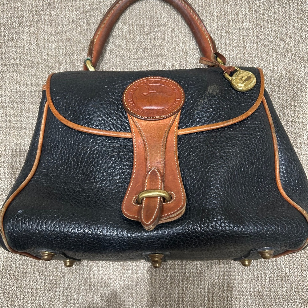 Dooney and Burke Black Pebble Purse
